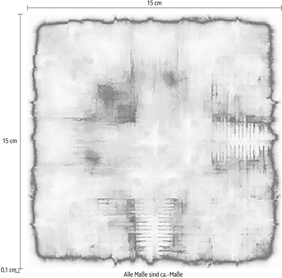 Queence Tegelsticker Délavé Stickertegels zelfklevend stickers 12-delige set (12 stuks)