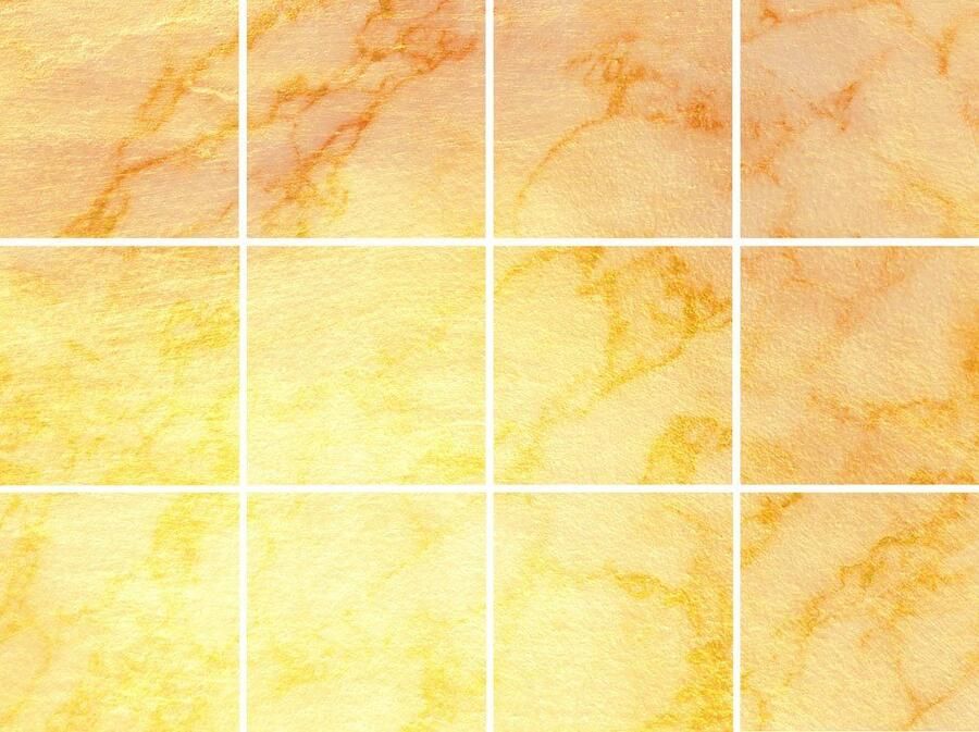 Queence Tegelsticker Marmer Stickertegels zelfklevend stickers 12-delige set (set 12 stuks)