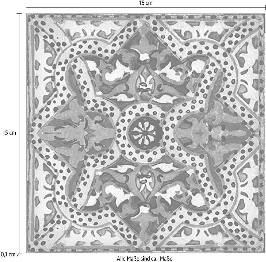 Queence Tegelsticker Mozaïek motief Stickertegels zelfklevend stickers 12-delige set