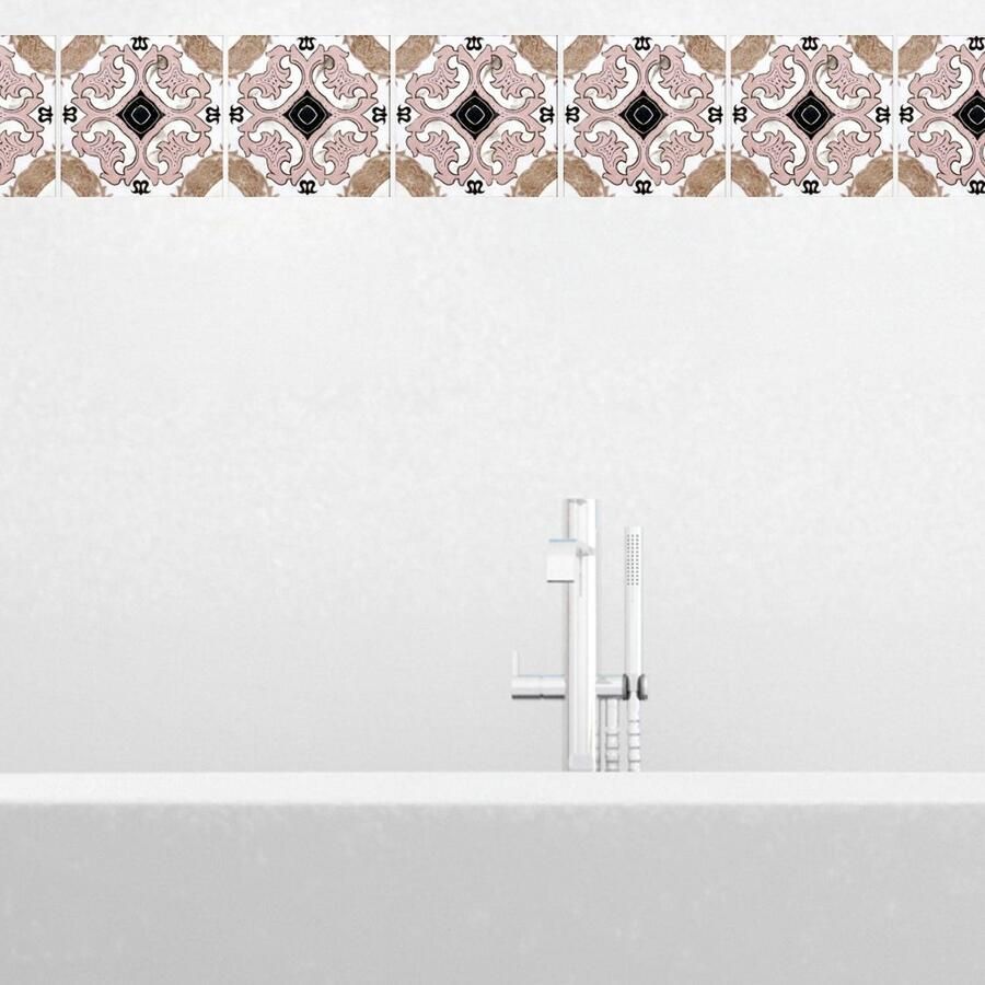 Queence Tegelsticker Mozaïek motief Stickertegels zelfklevend stickers 12-delige set