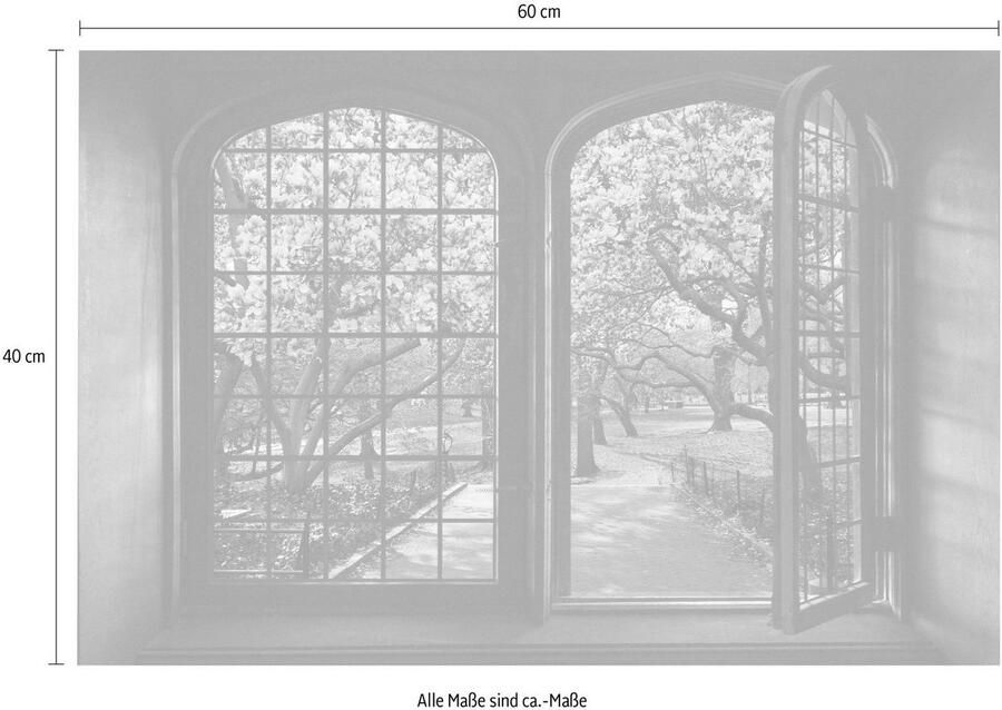 Queence Wandfolie Kersenbloesem Muursticker muurdecoratie zelfklevend 3D raam