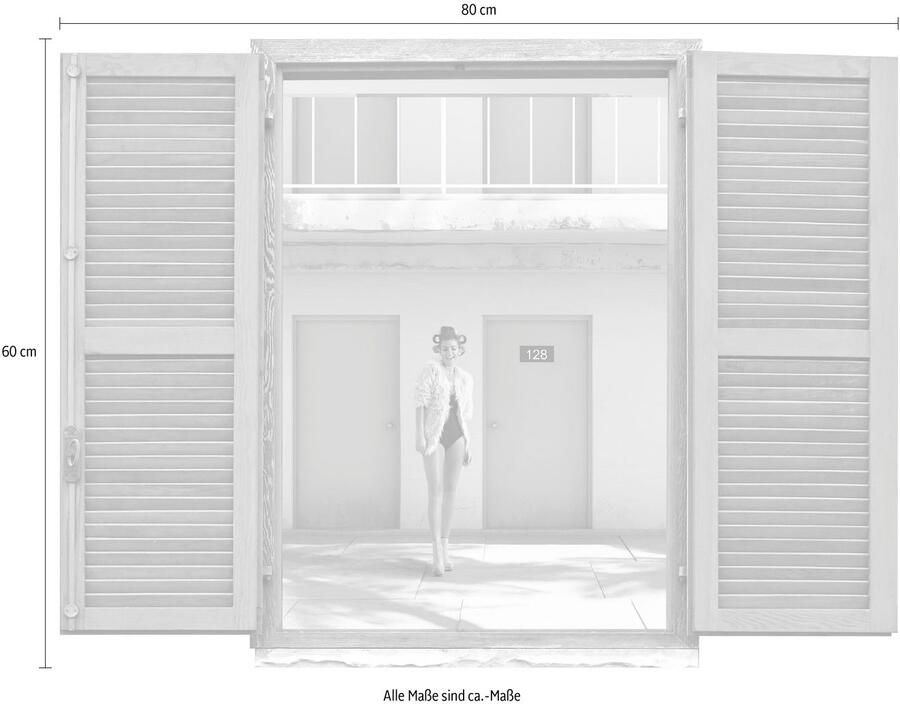 Queence Wandfolie Vrouw voor muur Muursticker muurdecoratie zelfklevend 3D raam (1 stuk)