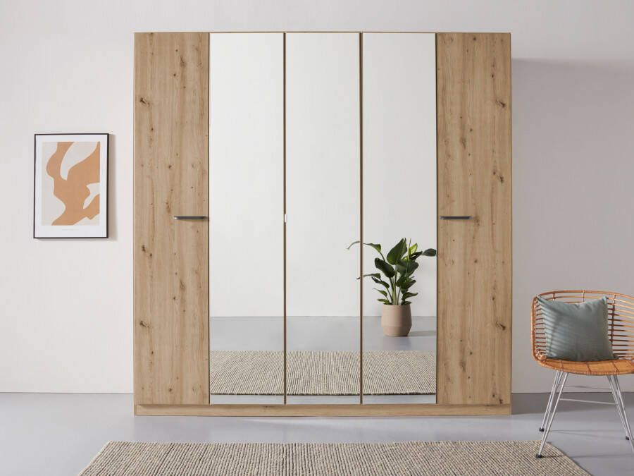 Rauch Draaideurkast Oteli inclusief indeling met 3 laden extra planken ook met spiegel