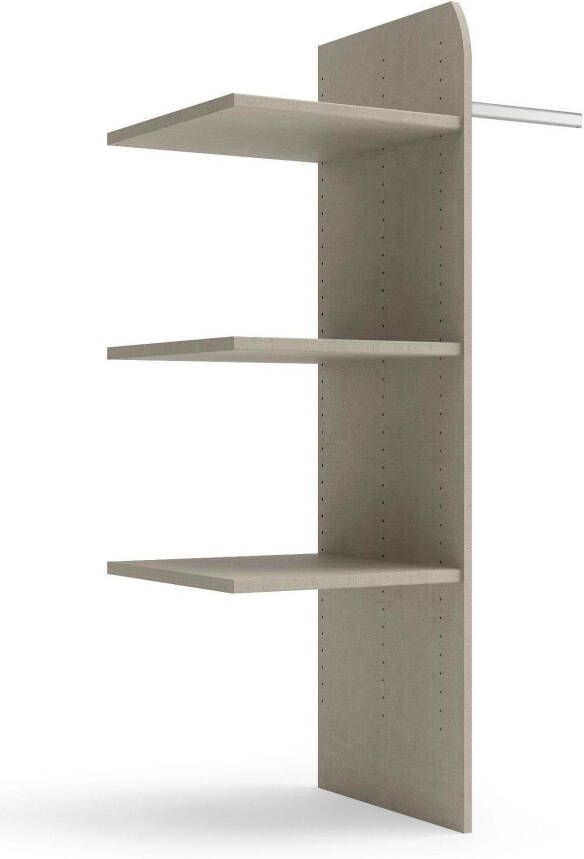 Rauch Indeling Accessoires voor -schuifdeurkasten ORANGE Breedte 88 cm diepte 51 cm met 3 legplanken en 1 kledingstang