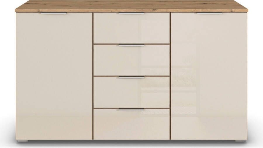 Rauch Kast Dressoir kast met laden en deuren ladekast AGORDO met glazen front