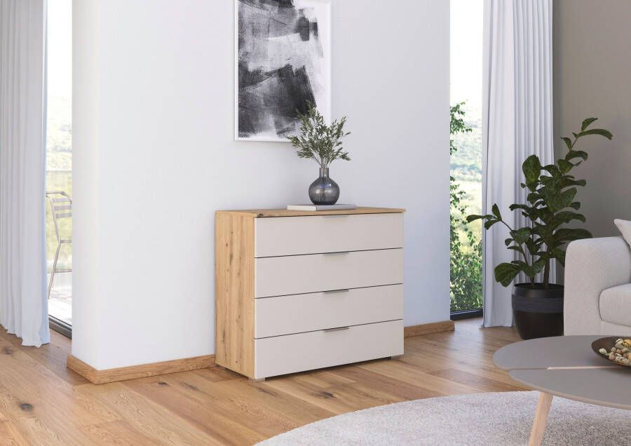 Rauch Kast Dressoir ladekast AGORDO Breedte 93 cm met 4 grote lades voor veel opbergruimte MADE IN GERMANY