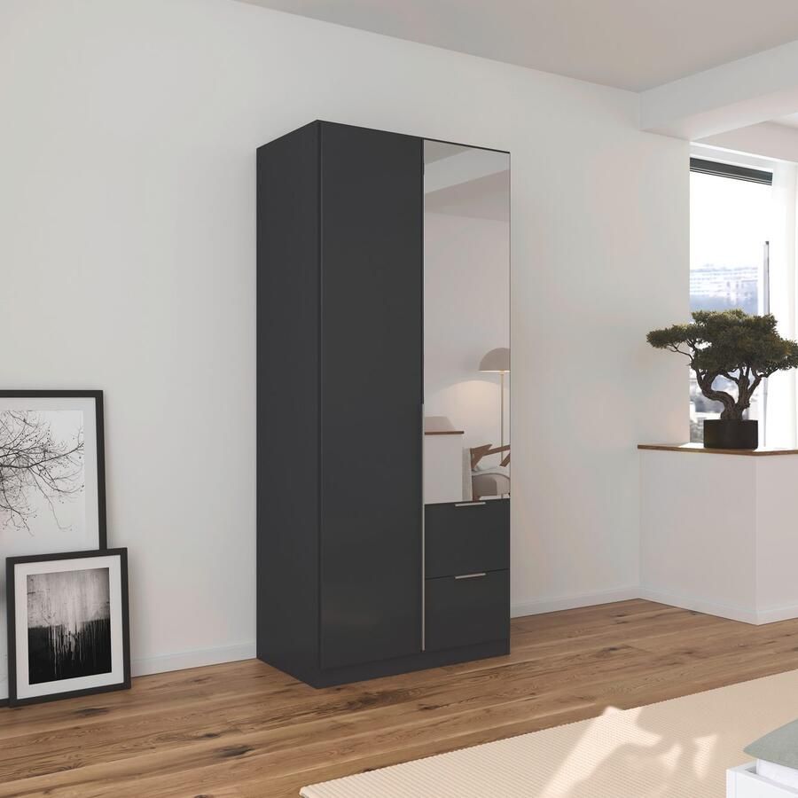 Rauch Draaideurkast Kledingkast kast garderobe AGORDO met decor- of hoogglansfront
