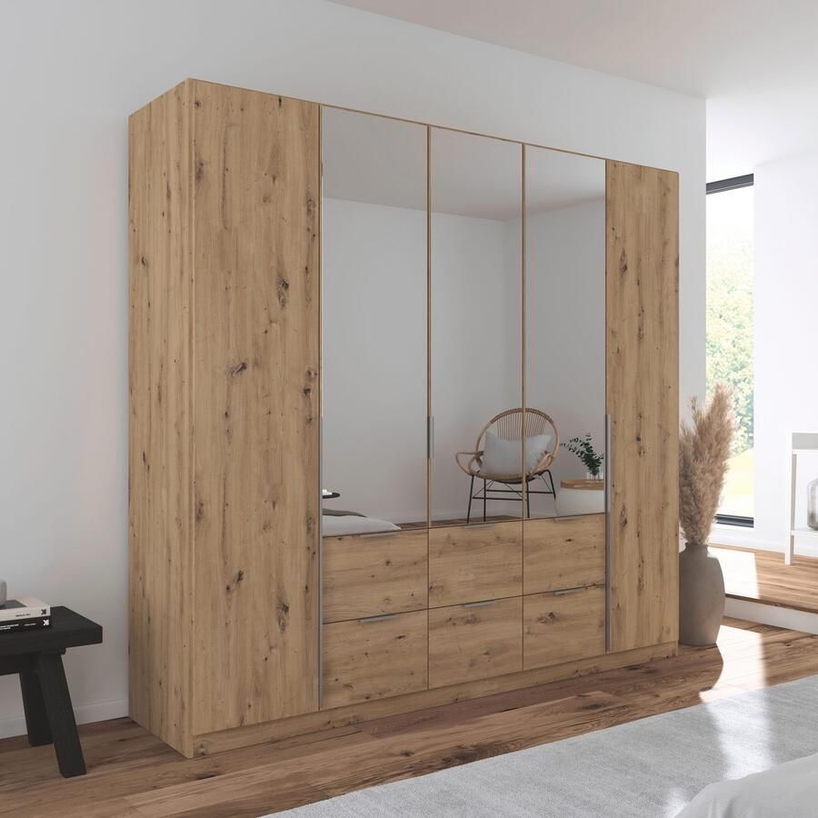 Rauch Draaideurkast Kledingkast kast garderobe AGORDO met decor- of hoogglansfront