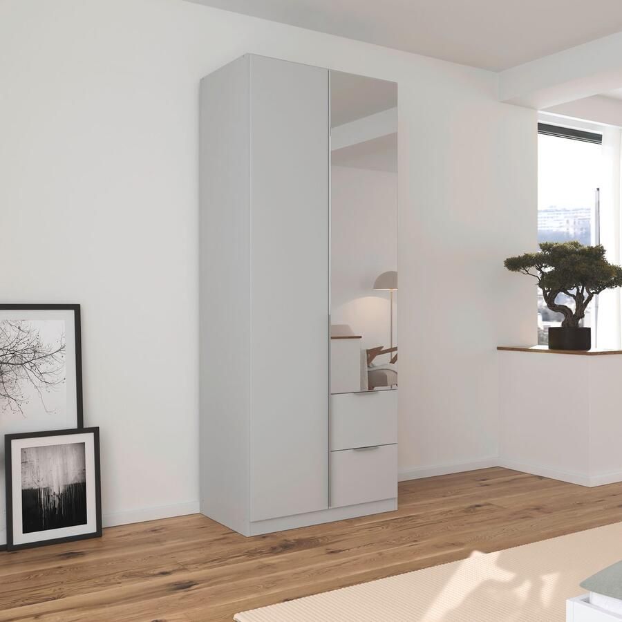 Rauch Draaideurkast Kledingkast kast garderobe AGORDO met decor- of hoogglansfront