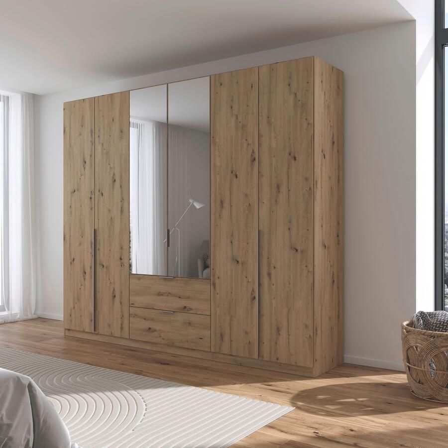 Rauch Draaideurkast Kledingkast kast garderobe AGORDO met decor- of hoogglansfront