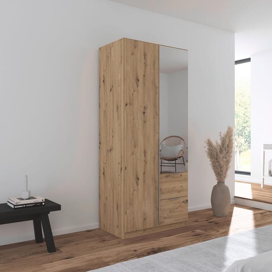 Rauch Draaideurkast Kledingkast kast garderobe AGORDO met decor- of hoogglansfront