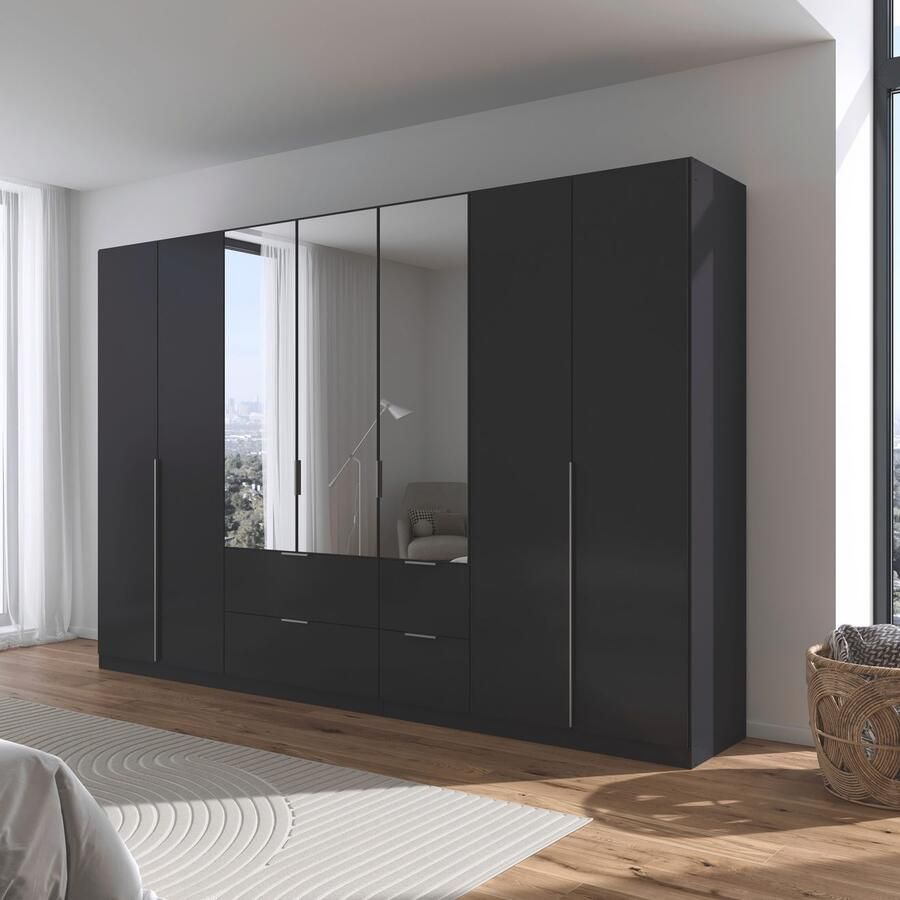 Rauch Draaideurkast Kledingkast kast garderobe AGORDO met decor- of hoogglansfront