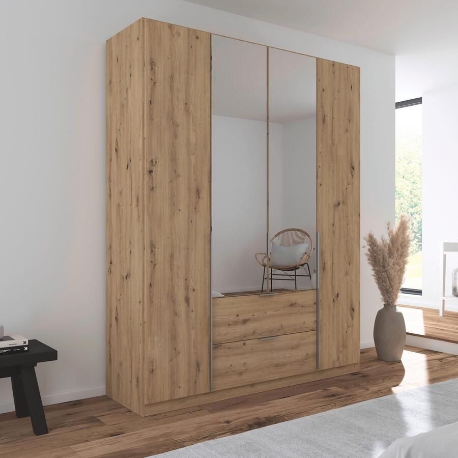 Rauch Draaideurkast Kledingkast kast garderobe AGORDO met decor- of hoogglansfront