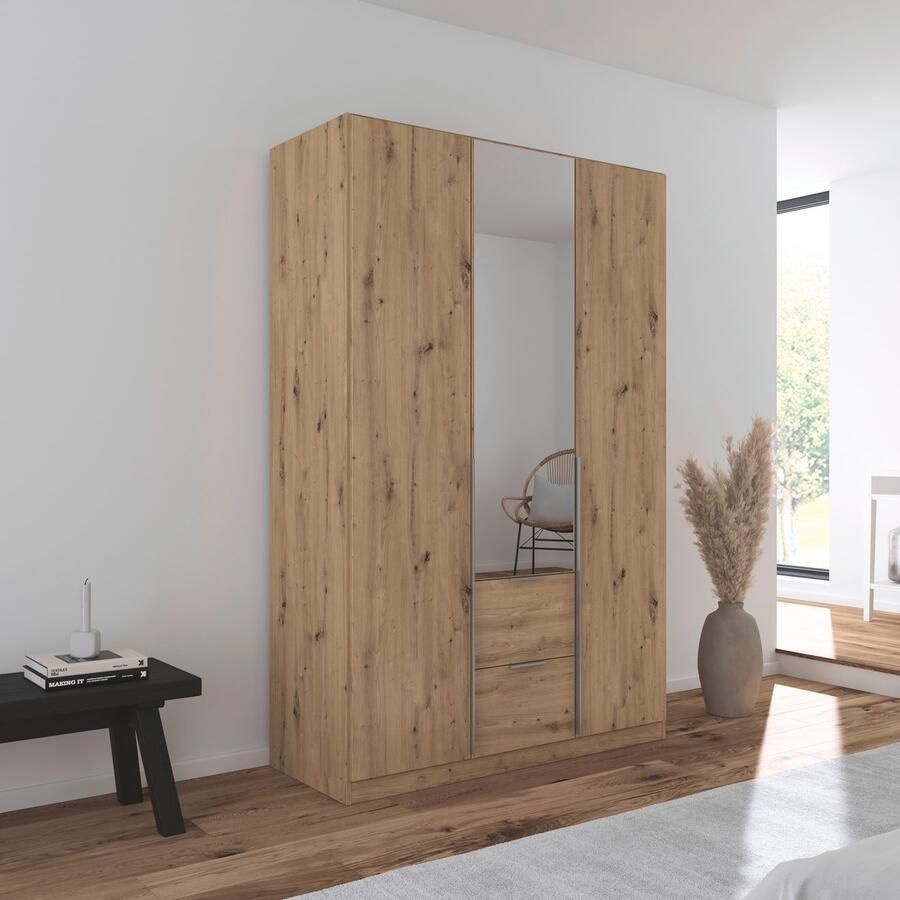 Rauch Draaideurkast Kledingkast kast garderobe AGORDO met decor- of hoogglansfront