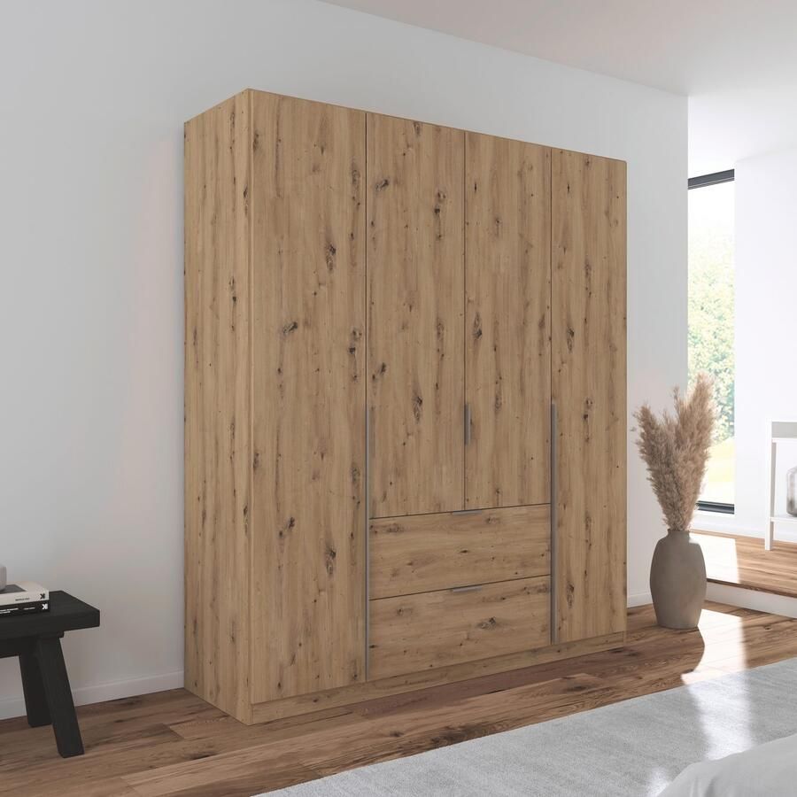 Rauch Draaideurkast Kledingkast kast garderobe AGORDO met decor- of hoogglansfront