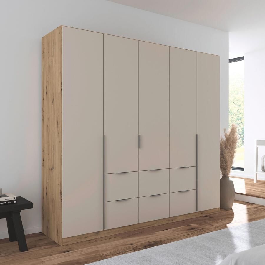Rauch Draaideurkast Kledingkast kast garderobe AGORDO met decor- of hoogglansfront