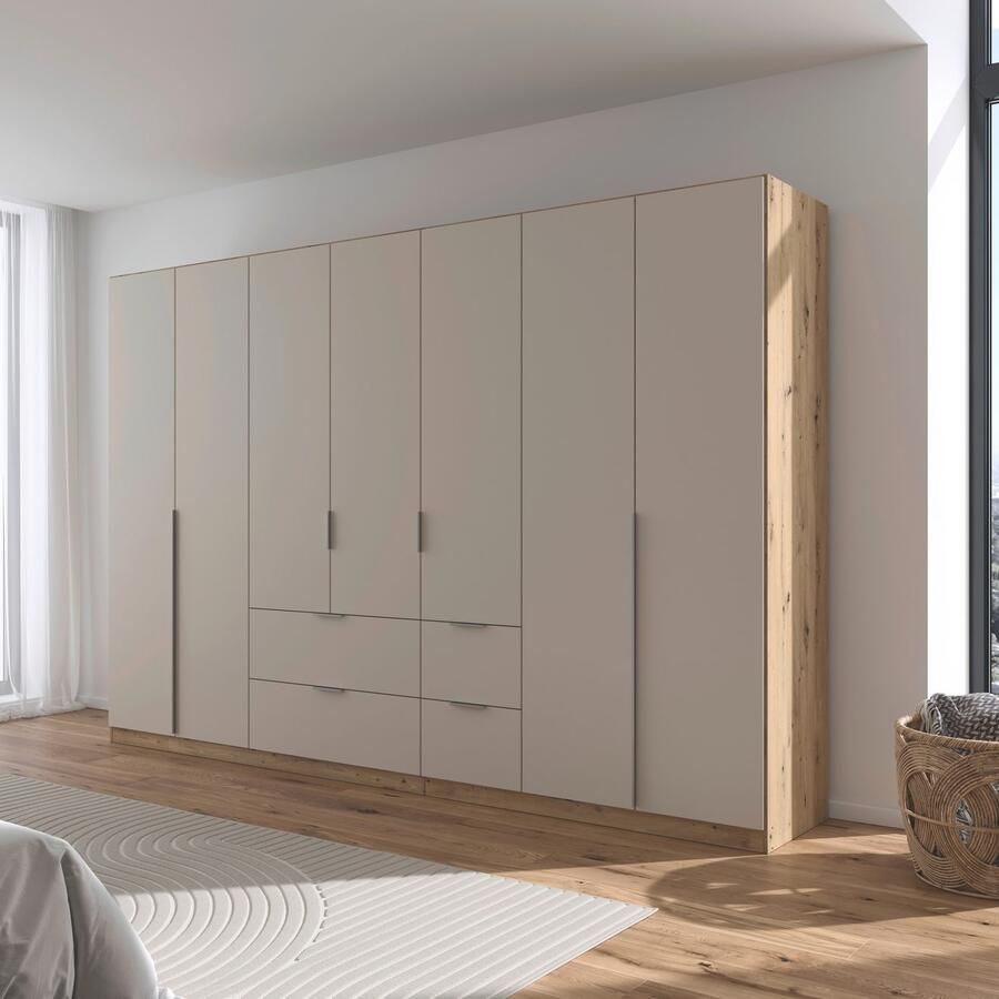 Rauch Draaideurkast Kledingkast kast garderobe AGORDO met decor- of hoogglansfront