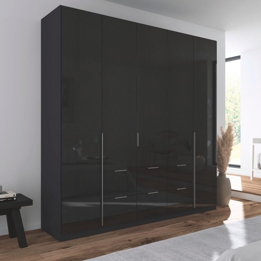 Rauch Draaideurkast Kledingkast kast garderobe AGORDO met decor- of hoogglansfront