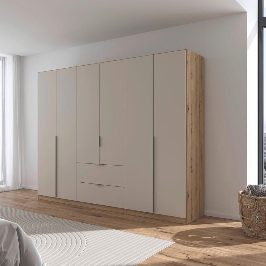 Rauch Draaideurkast Kledingkast kast garderobe AGORDO met decor- of hoogglansfront