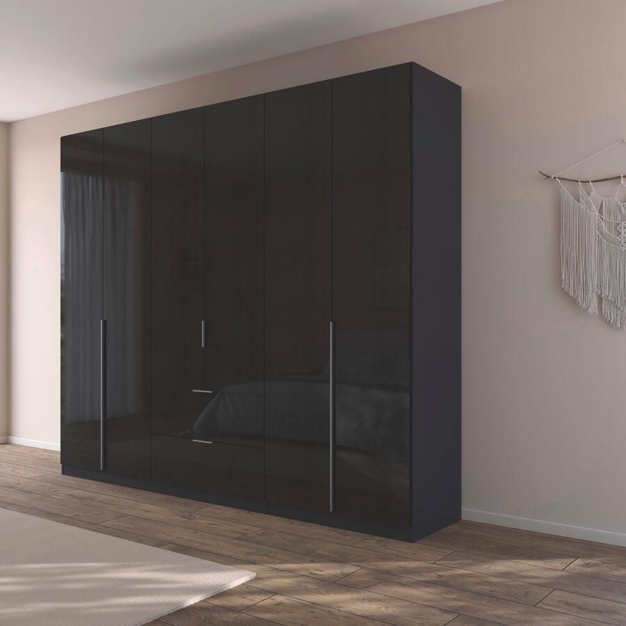 Rauch Draaideurkast Kledingkast kast garderobe AGORDO met decor- of hoogglansfront