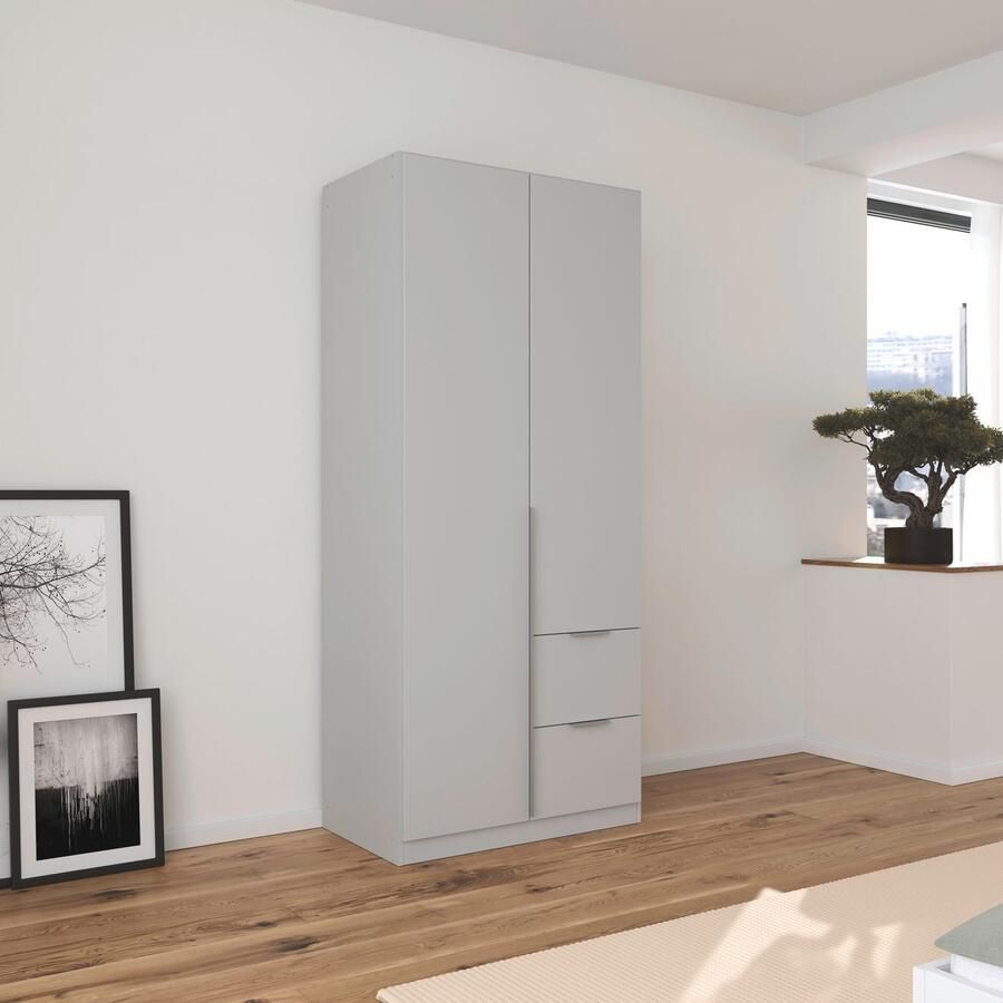 Rauch Draaideurkast Kledingkast kast garderobe AGORDO met decor- of hoogglansfront