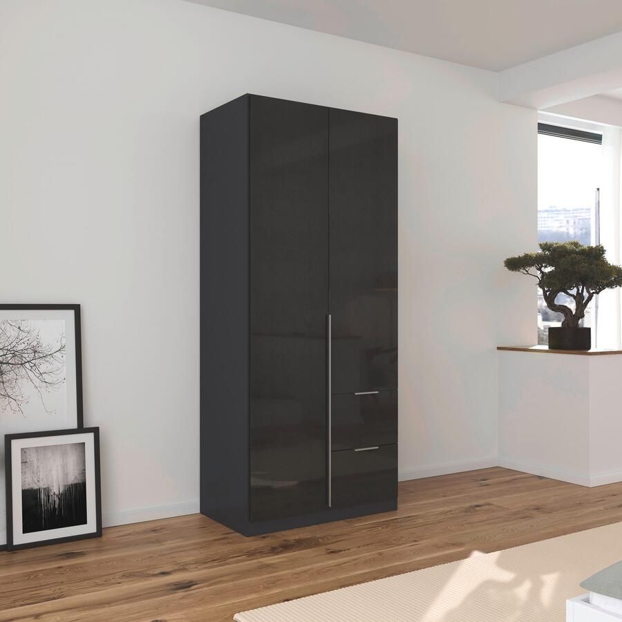 Rauch Draaideurkast Kledingkast kast garderobe AGORDO met decor- of hoogglansfront