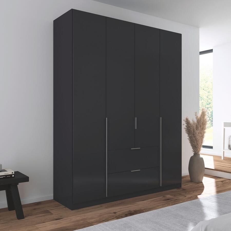Rauch Draaideurkast Kledingkast kast garderobe AGORDO met decor- of hoogglansfront