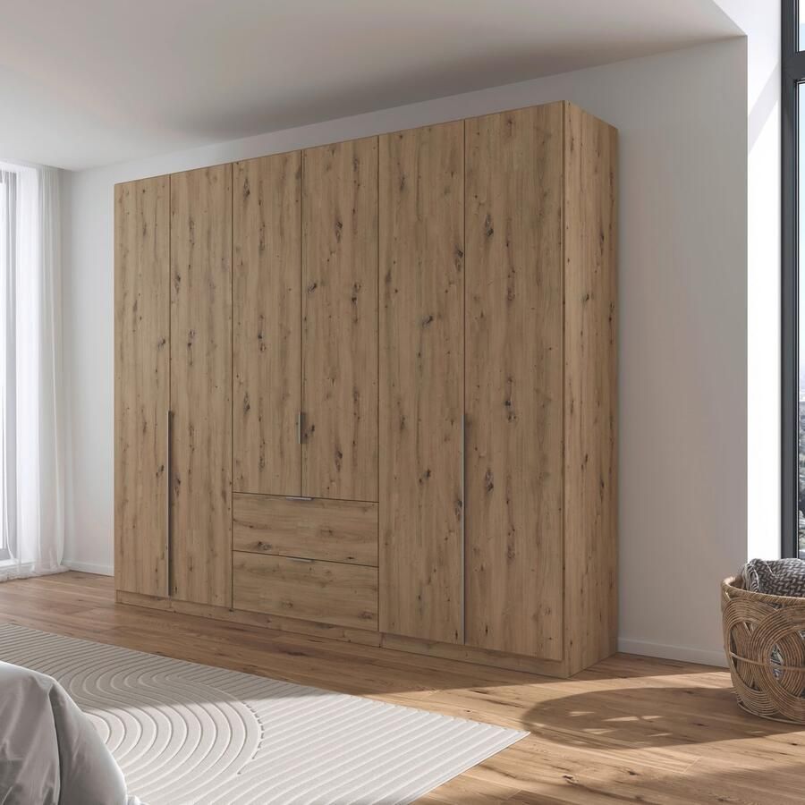 Rauch Draaideurkast Kledingkast kast garderobe AGORDO met decor- of hoogglansfront