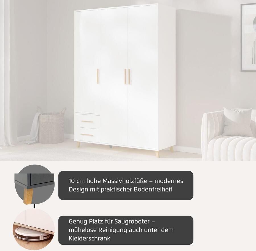 Rauch Bed Eenpersoonsbed tweepersoonsbed opbergruimte FLEXX breedtes 90 140 180 cm