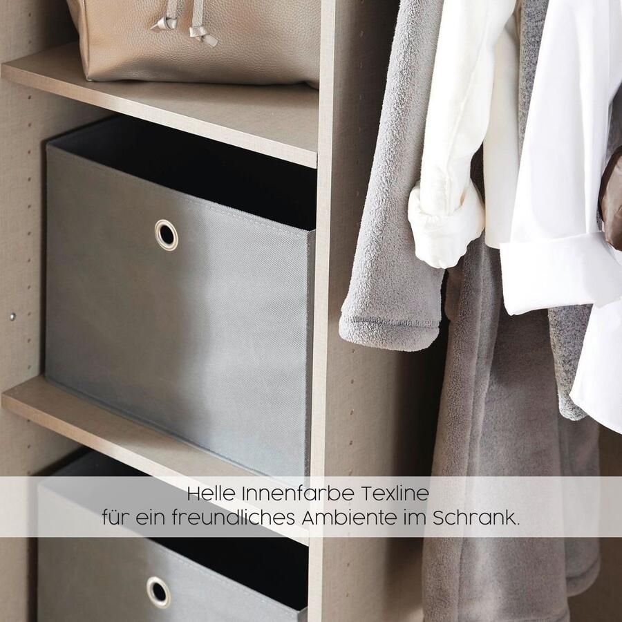 Rauch Multifunctionele kast Garderobe Kledingkast Kast Schoenenkast Schoonmaakkast MINOSA In 4 breedtes met veel inlegplanken voor veel opbergruimte MADE IN GERMANY