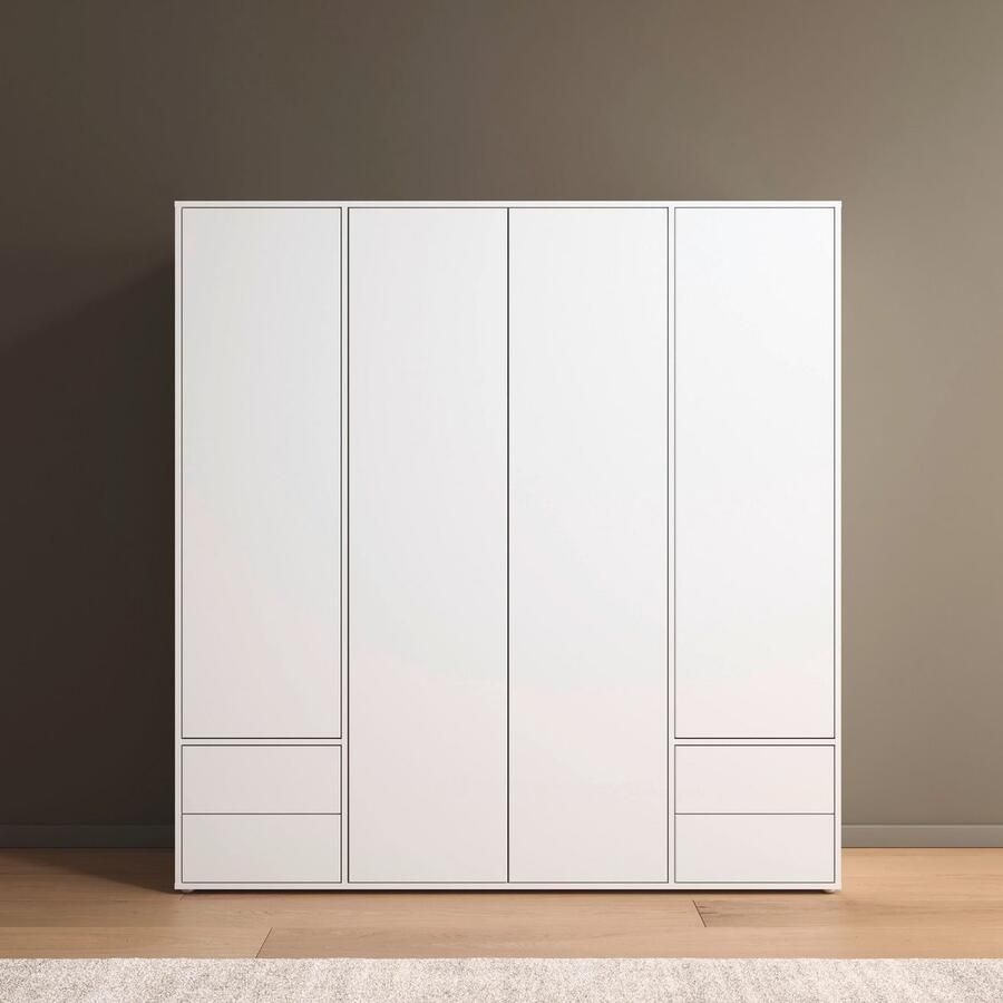 Rauch Draaideurkast Kledingkast Kast Garderobe Wasmand NABILA veel Opbergruimte met 2 lades en push-to-open functie topseller made in germany