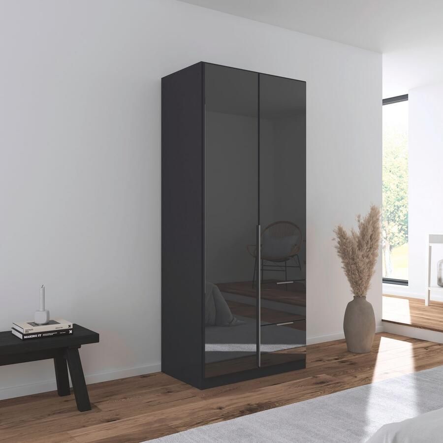 Rauch Draaideurkast Kledingkasten kast garderobe AGORDO met glazen front