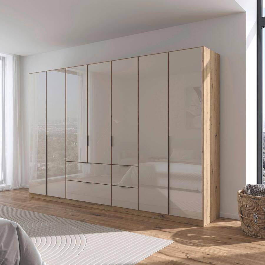 Rauch Draaideurkast Kledingkasten kast garderobe AGORDO met glazen front