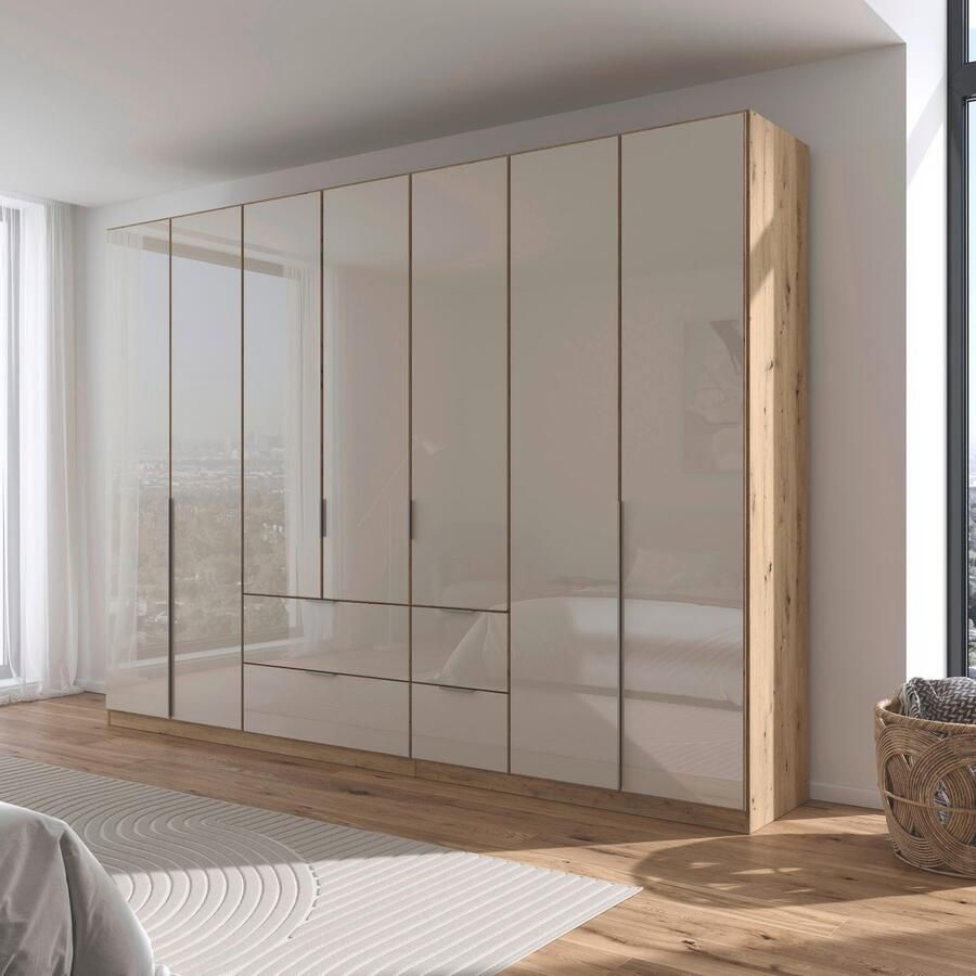 Rauch Draaideurkast Kledingkasten kast garderobe AGORDO met glazen front