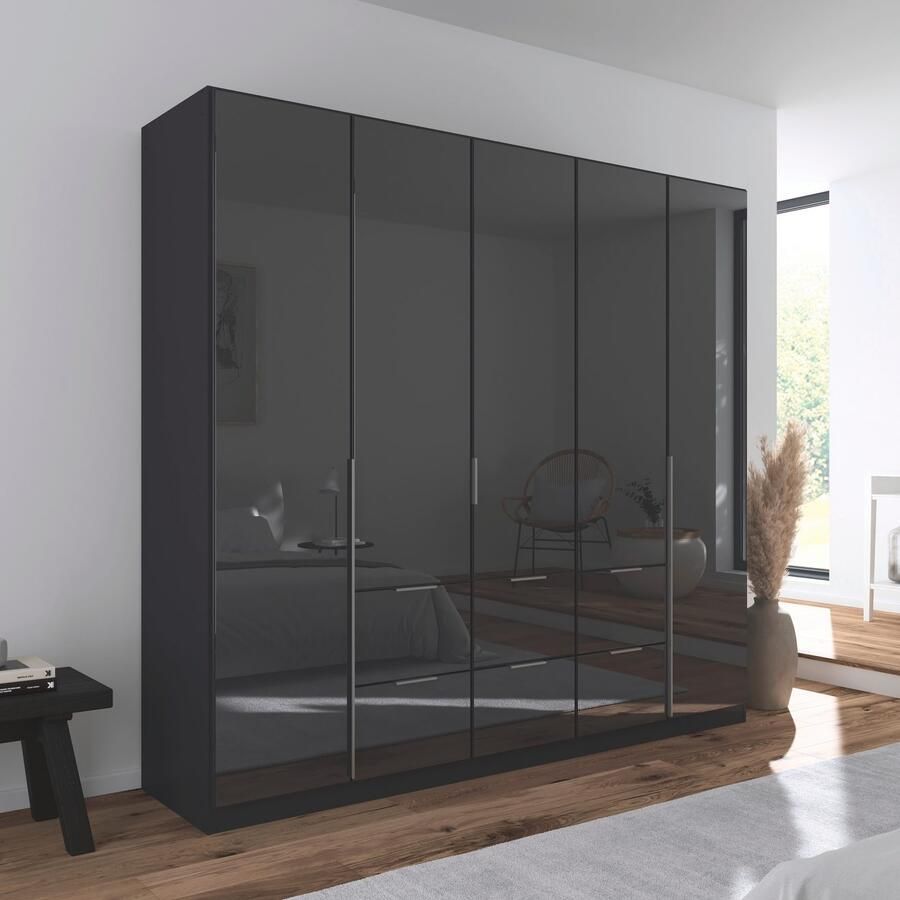 Rauch Draaideurkast Kledingkasten kast garderobe AGORDO met glazen front