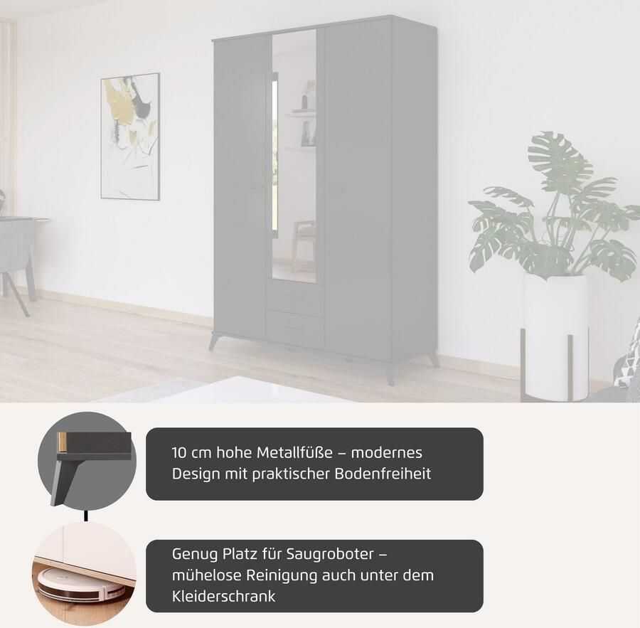 Rauch Bed Eenpersoonsbed tweepersoonsbed opbergruimte FLEXX breedtes 90 140 180 cm