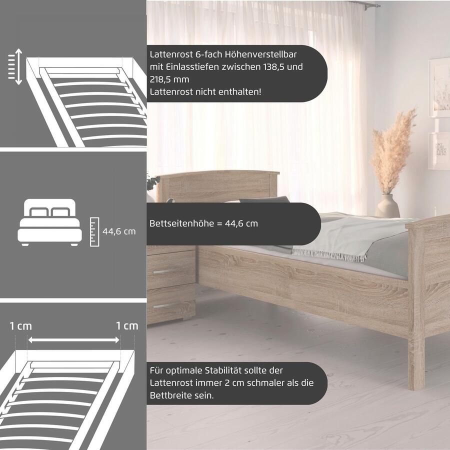 Rauch Functioneel ledikant Torrent met comforthoogte