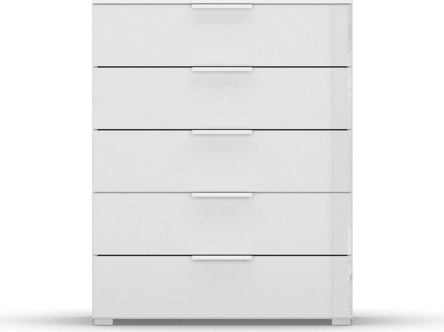 Rauch Ladekast Skat Meridian kast sideboard waskast met 5 laden met glazen front in elegant design