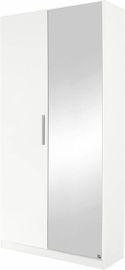 Rauch Schoenenkast Garderobekast Draai-deurskast Kledingkast Kast MINOSA met spiegel breedte 91 cm met 6 schoenenplanken made in germany