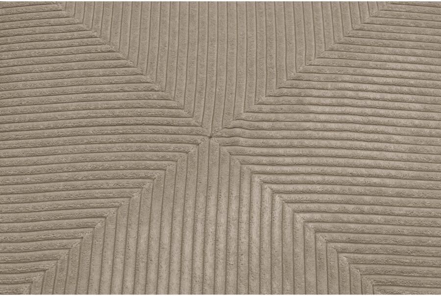 RAUM.ID Hoekbank Gerrid L-vorm Cord modulaire bank bestaand uit 2 hoekelementen + 1 hocker