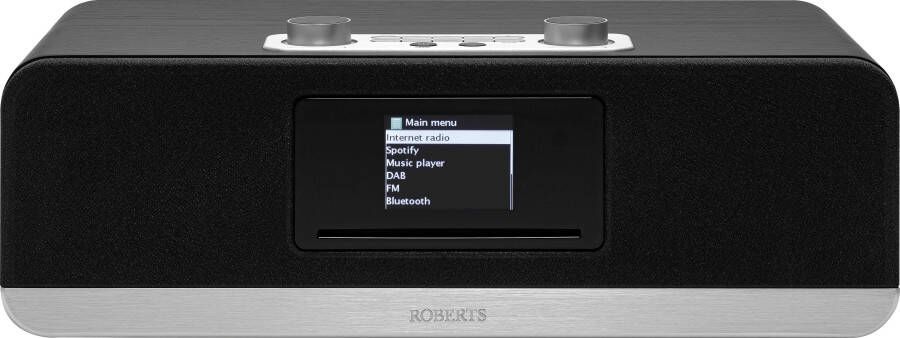 Roberts Radio Roberts Stream 67 smart internetradio DAB+ FM USB spotify bluetooth zwart