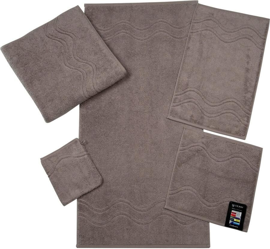 ROSS Handdoek Cashmere feeling 100% katoen met golf-rand grote kleurkeuze (set 2 stuks)