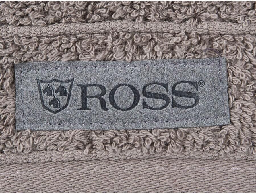 ROSS Gastendoek Smart Uni-rib met velourslabel (6-delig)