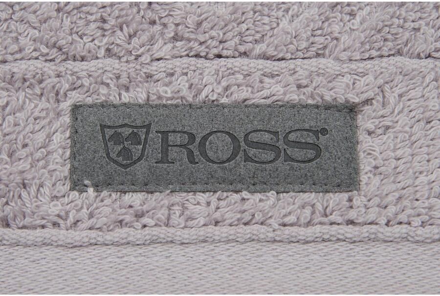 ROSS Gastendoek Smart Uni-rib met velourslabel (6-delig)