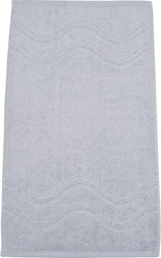 ROSS Gastendoek Cashmere feeling 100% katoen met golf-rand grote kleurkeuze (set 6-delig)