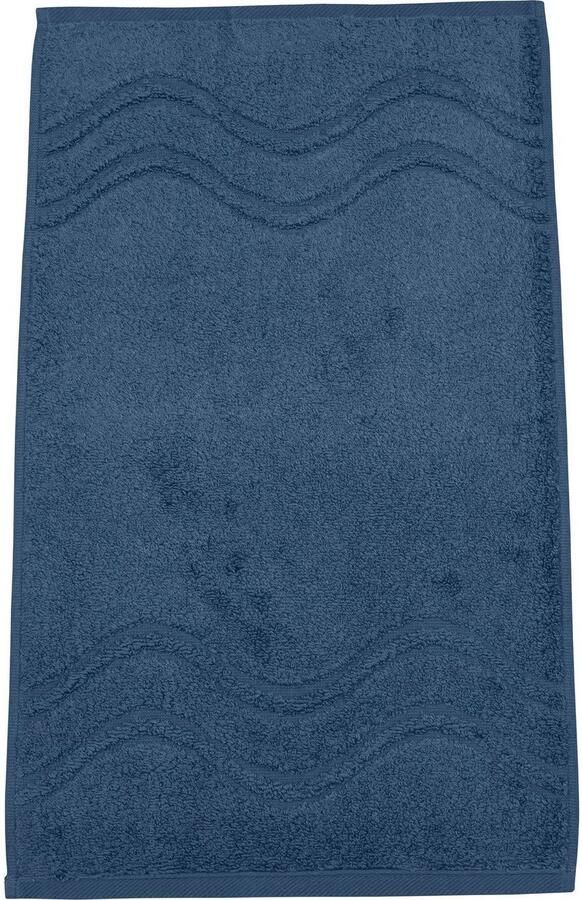 ROSS Gastendoek Cashmere feeling 100% katoen met golf-rand grote kleurkeuze (set 6-delig)