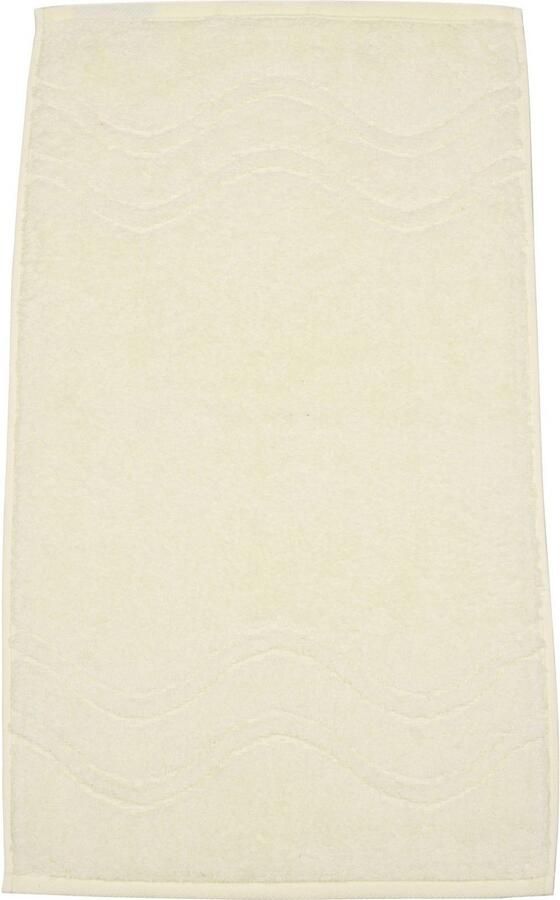 ROSS Gastendoek Cashmere feeling 100% katoen met golf-rand grote kleurkeuze (set 6-delig)