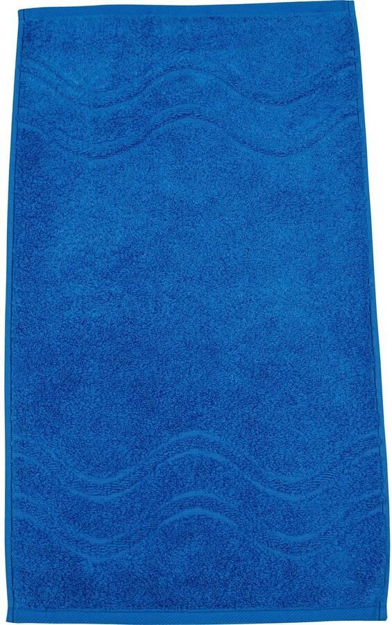 ROSS Gastendoek Cashmere feeling 100% katoen met golf-rand grote kleurkeuze (set 6-delig)