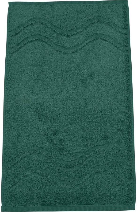 ROSS Gastendoek Cashmere feeling 100% katoen met golf-rand grote kleurkeuze (set 6-delig)