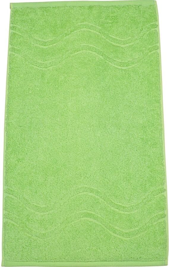 ROSS Gastendoek Cashmere feeling 100% katoen met golf-rand grote kleurkeuze (set 6-delig)